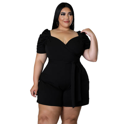 Casual Elegant Belted Jumpsuit For Women