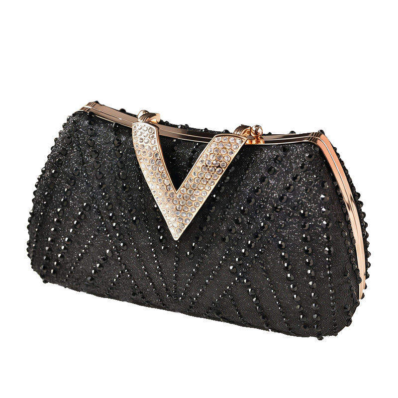 Rhinestone Evening Clutch Luxury Party Bag