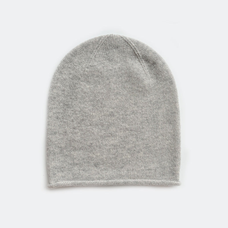 Trendy Solid Color 100% Australian Wool Knit Beanie