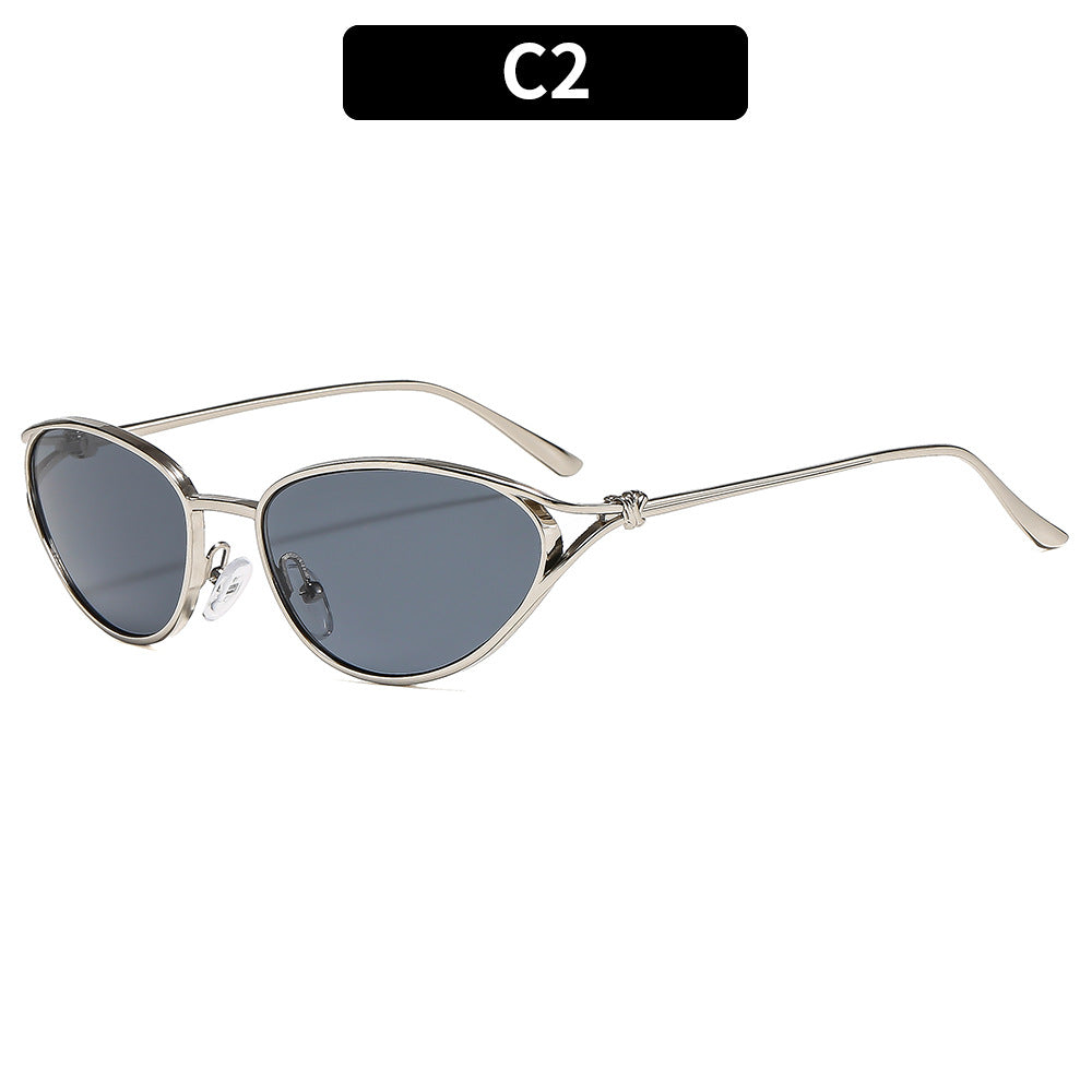 Trendy Oval Frame Luxury Women's Sunglasses