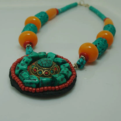 Tibetan Ethnic Style Jewelry, Fashionable And Atmospheric Retro Tibetan Accessories, Nepalese Handmade Necklaces