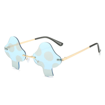 Trendy Mushroom Shaped Sunglasses | UV400 Protection | Fashion Statement