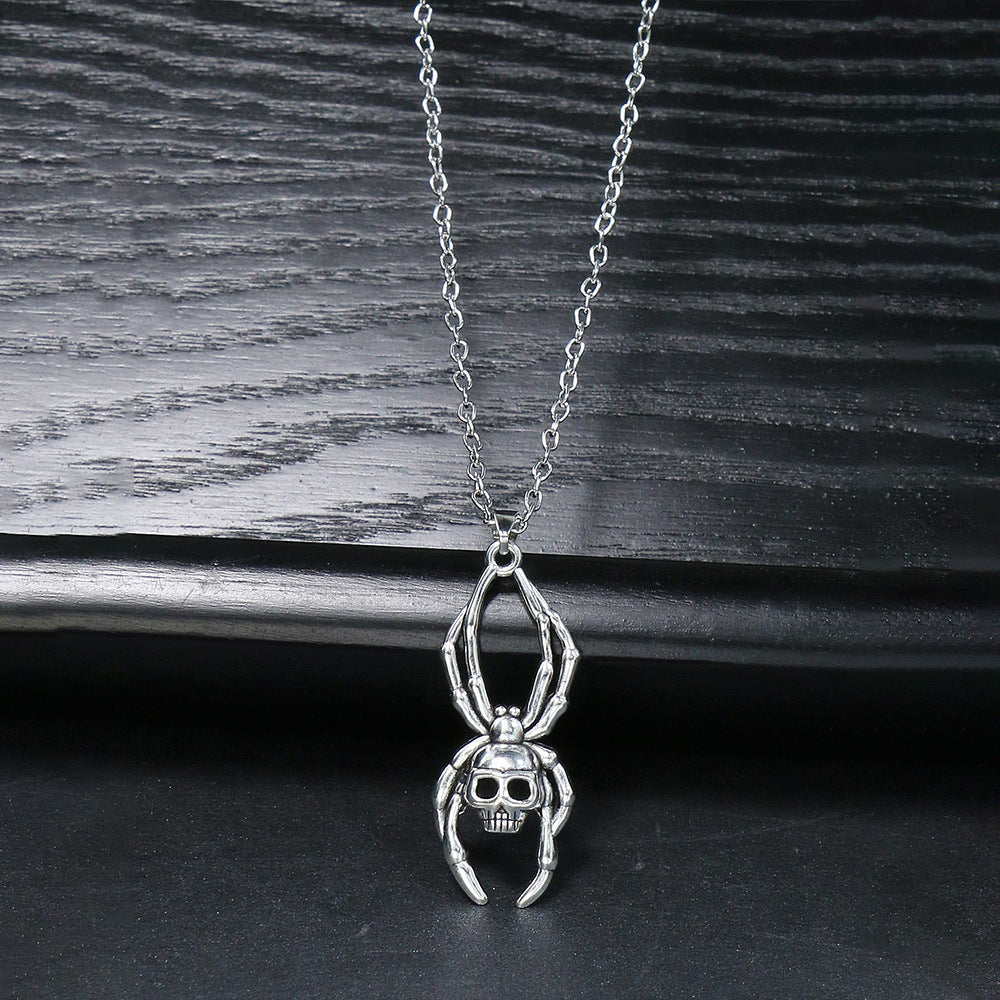Halloween Ghost Skull Bat Pumpkin Pendant Necklace