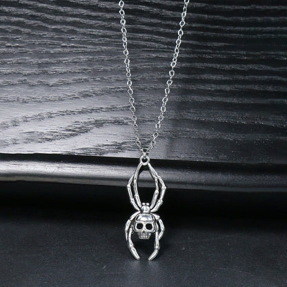 Halloween Ghost Skull Bat Pumpkin Pendant Necklace