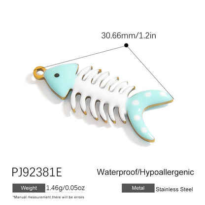 DIY Stainless Steel Ocean Series Pendant Accessories