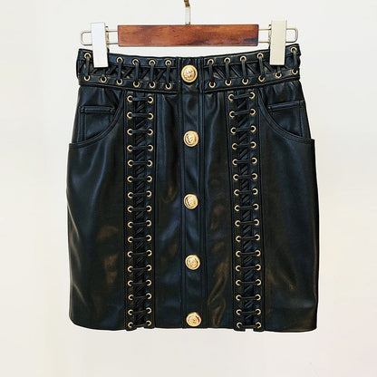 PU Leather Fitted Short Jacket