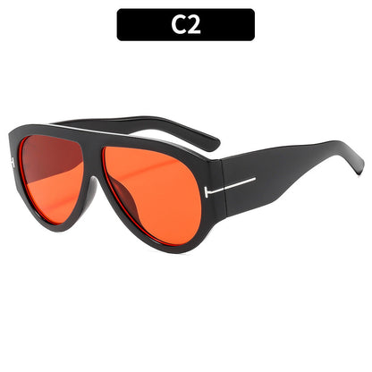 Fashionable Oversized T-Frame Sunglasses for Men and Women