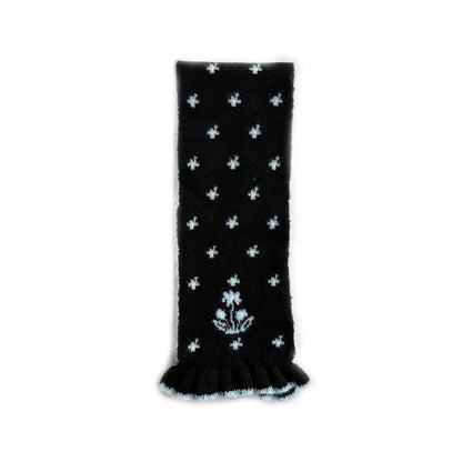 Cartoon Deer Knit Scarf Warm Acrylic Long Winter Scarf
