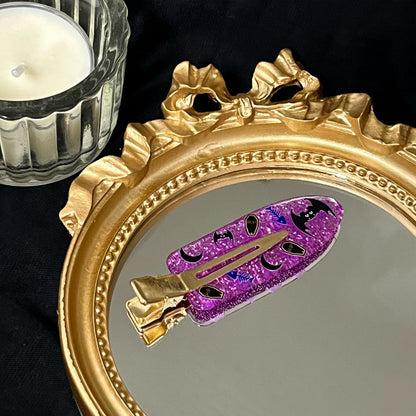 Sweet Halloween Bat Spider Hair Clip