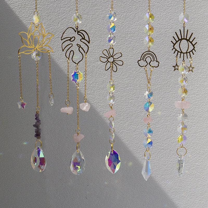 Hellow Out Hanging Crystal Decoration