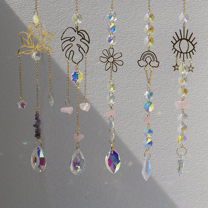 Hellow Out Hanging Crystal Decoration