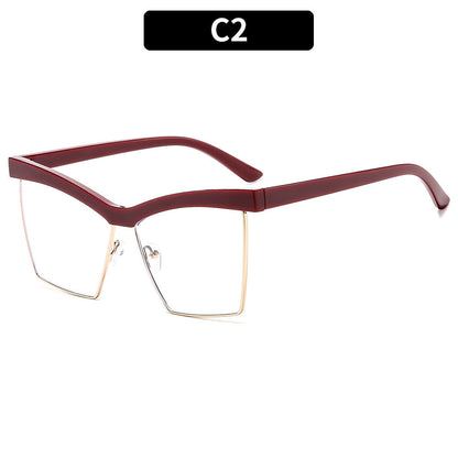 Fashionable Blue Light Blocking Rectangle Glasses for Adults