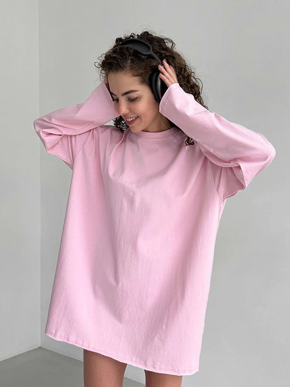 Solid Color Casual Oversize Classic T-Shirt