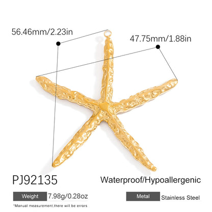 DIY Gradient Butterfly Flower Stainless Steel Pendants