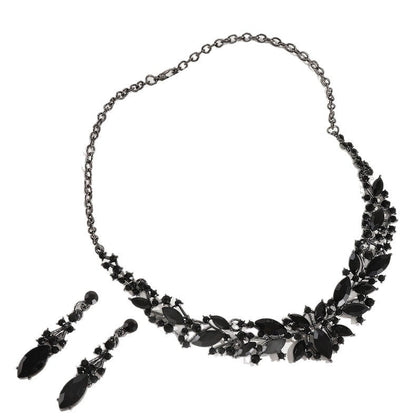 Fashion Crystal Necklace and Earrings Set for Brides