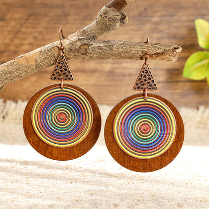 Geometric Statement Earrings Trendy Fashion Accessories