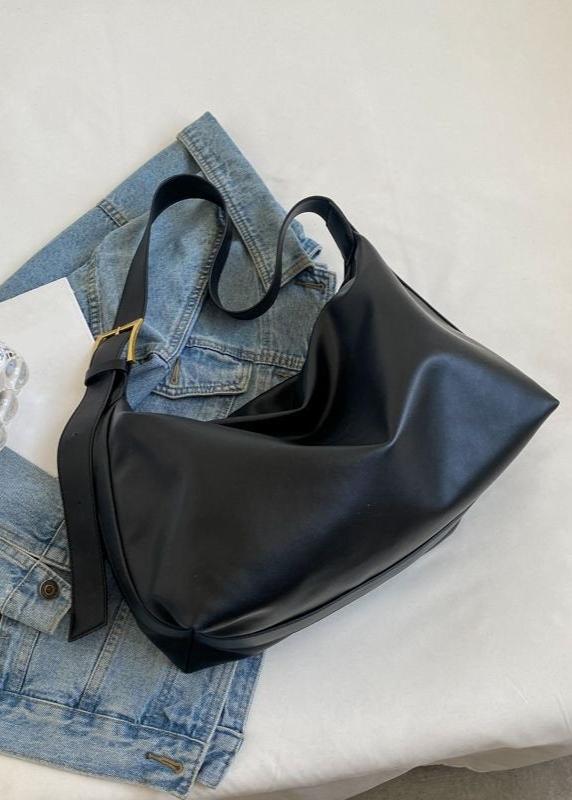 Oversized Hobo Bag Premium PU Material Crescent