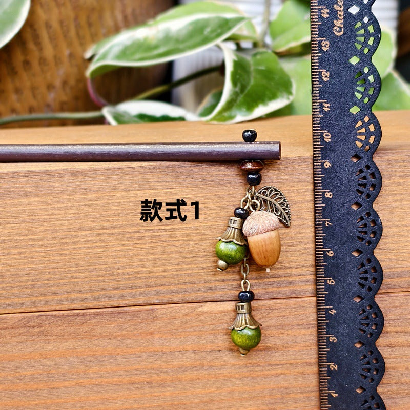 Vintage Floral Alloy Hair Stick Bohemian Headpiece