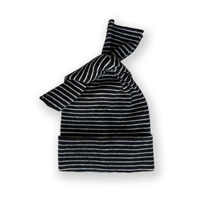Striped Knitted Beanie for Women Cozy Casual Hat