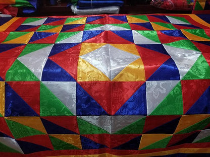 Tibetan Eight Treasures Mandala Tablecloth Tantric Buddhist Hall Decoration Guru Lama Chanting Tablecloth