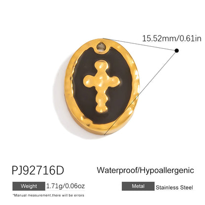 DIY 18K Gold Plated Stainless Steel Jewelry Accessories for Bracelets and Necklaces