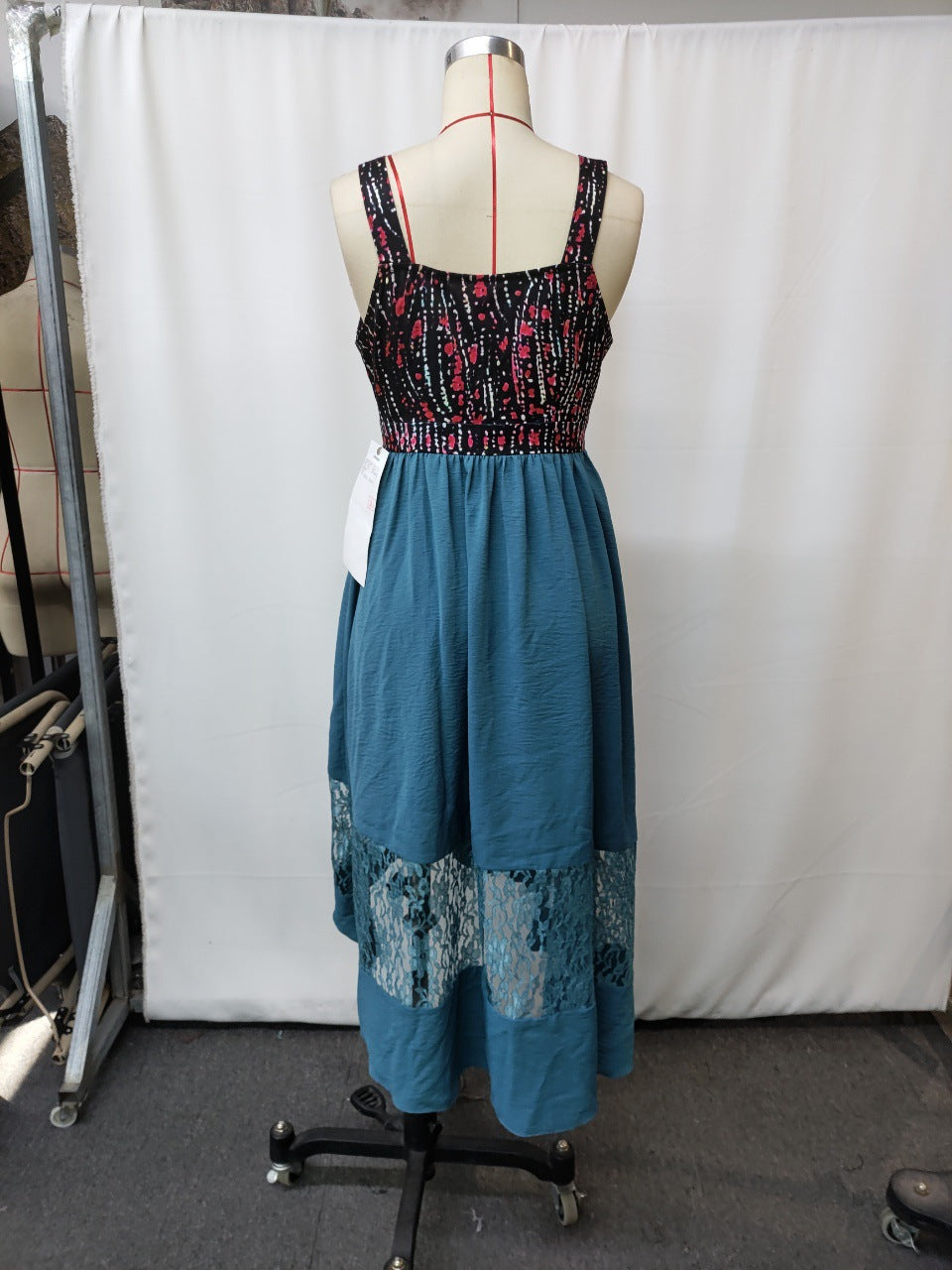 Vintage Western Style Casual Floral Dress