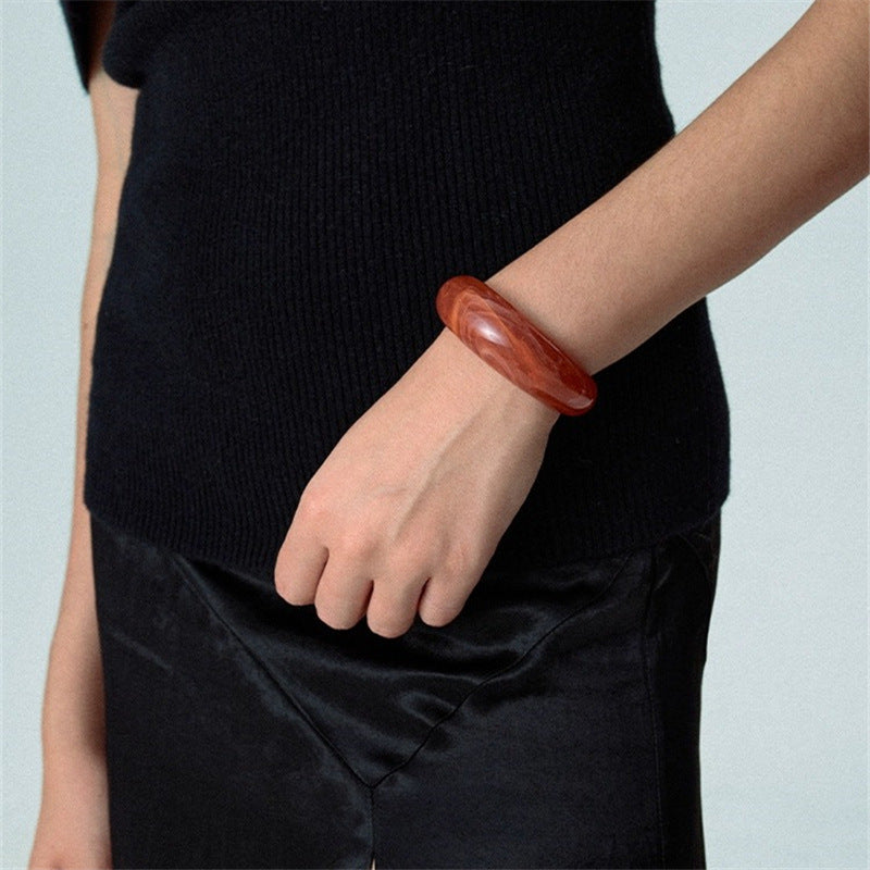 Colorful Irregular Single Acrylic Bracelets