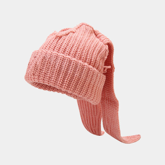 Cute Bunny Long Ears Winetr Knit Beanie Hat
