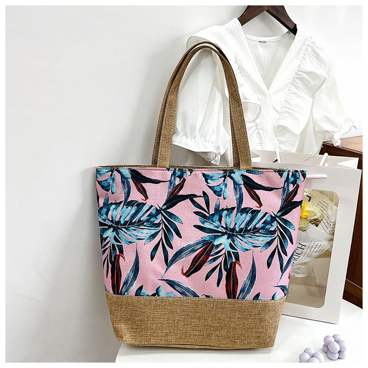 Fashion Canvas Tote Bag Artistic Shoulder Bag