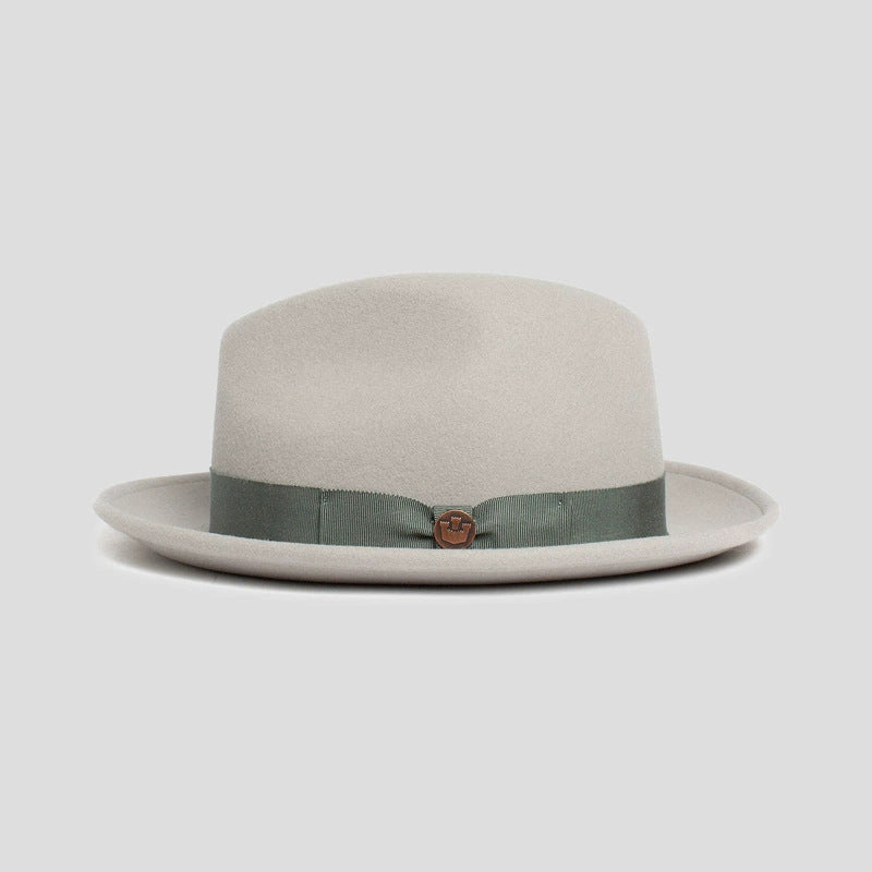 Wool Felt Bowler Hat Stylish Unisex Autumn Winter Fashion