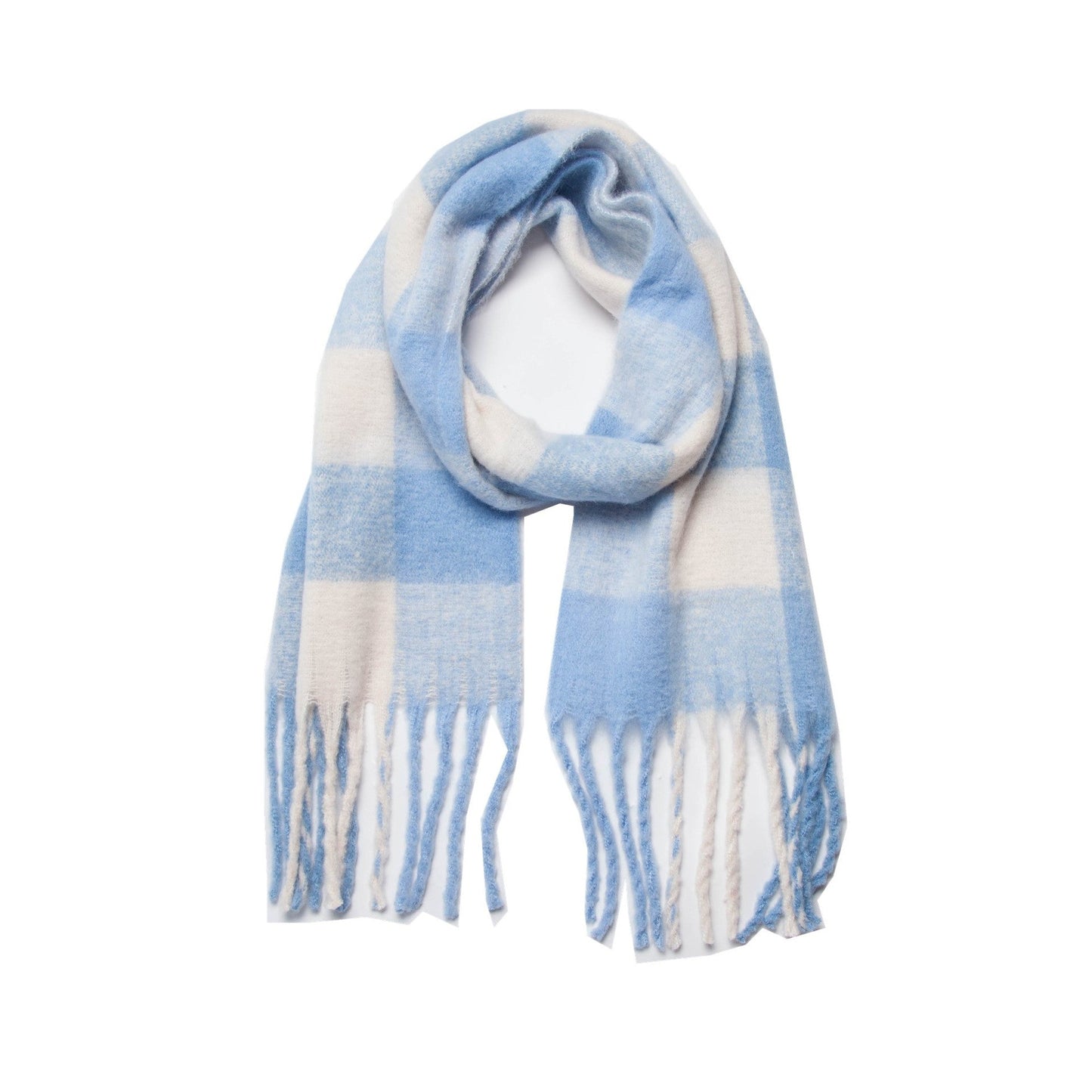Coloful Plaid Tassel Scarves
