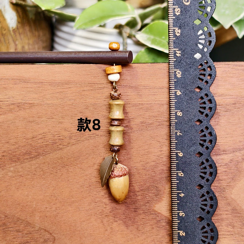 Vintage Leaf Hairpin Handmade Alloy Hair Accessories