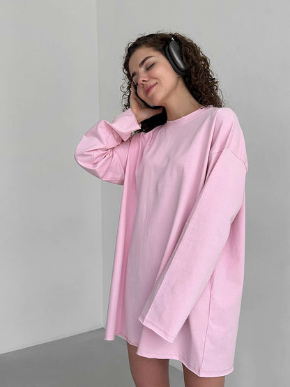 Solid Color Casual Oversize Classic T-Shirt