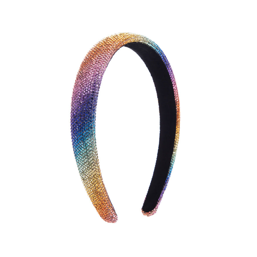Trendy Rhinestone Hairband Fashionable Colorful Headband