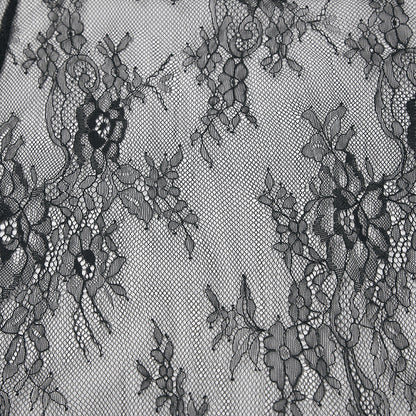 Lace See Through Side Split Long Dress