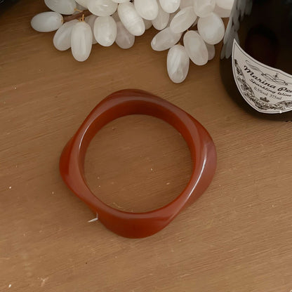 Geometric Polygon Irregular Acrylic Bracelets