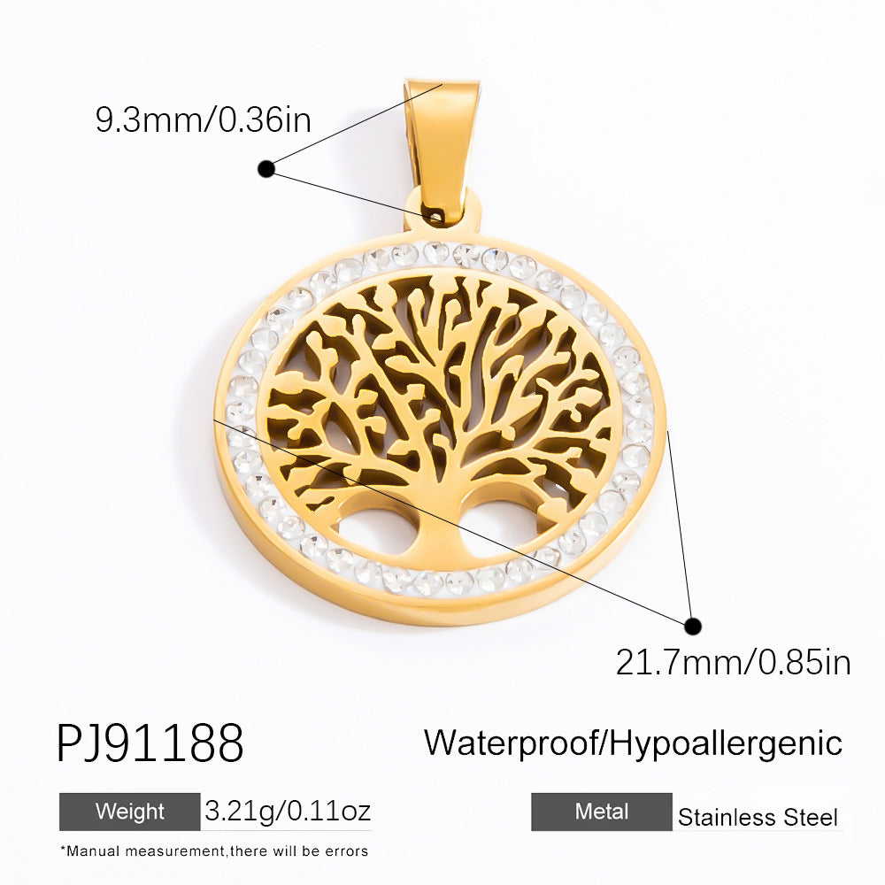 Elegant Stainless Steel Pendant Necklace Fashion Accessories