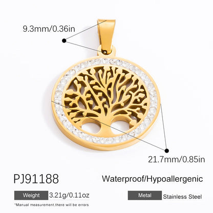 Minimalist DIY Jewelry Accessories Stainless Steel Necklace Pendant