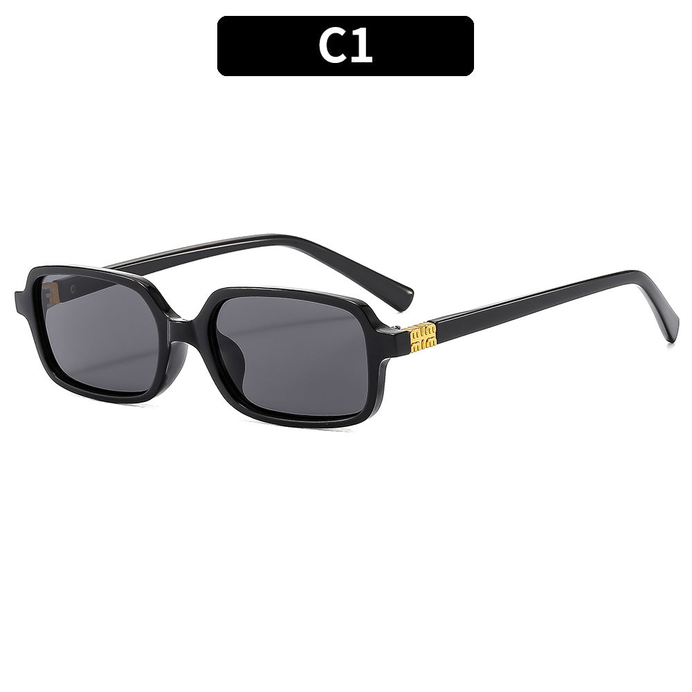Retro Style Square Frame Sunglasses for Women - UV400 Protection