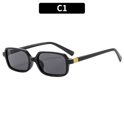 Retro Style Square Frame Sunglasses for Women - UV400 Protection