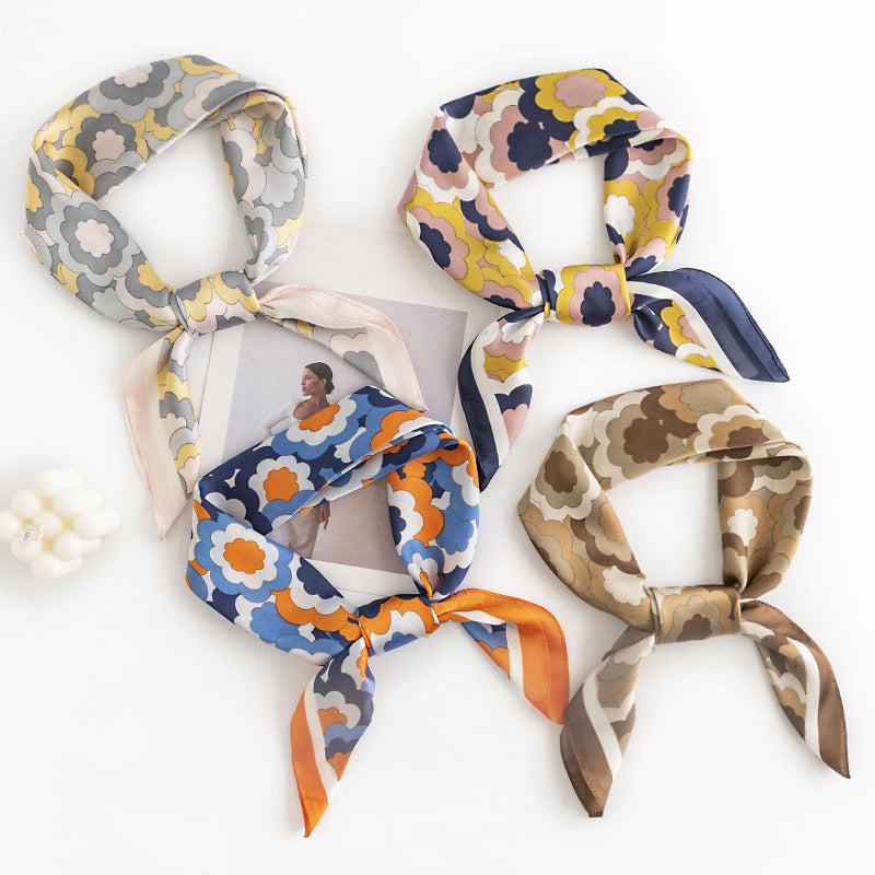 Scarvii -  Floral Square Scarf