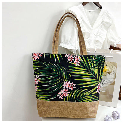 Fashion Canvas Tote Bag Artistic Shoulder Bag