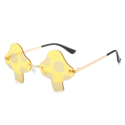 Trendy Mushroom Shaped Sunglasses | UV400 Protection | Fashion Statement