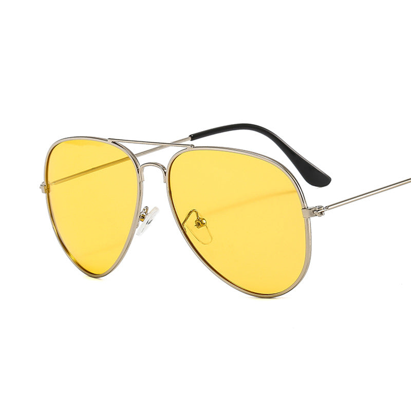 Retro Round Men's Sunglasses Classic Driving UV400 Protection