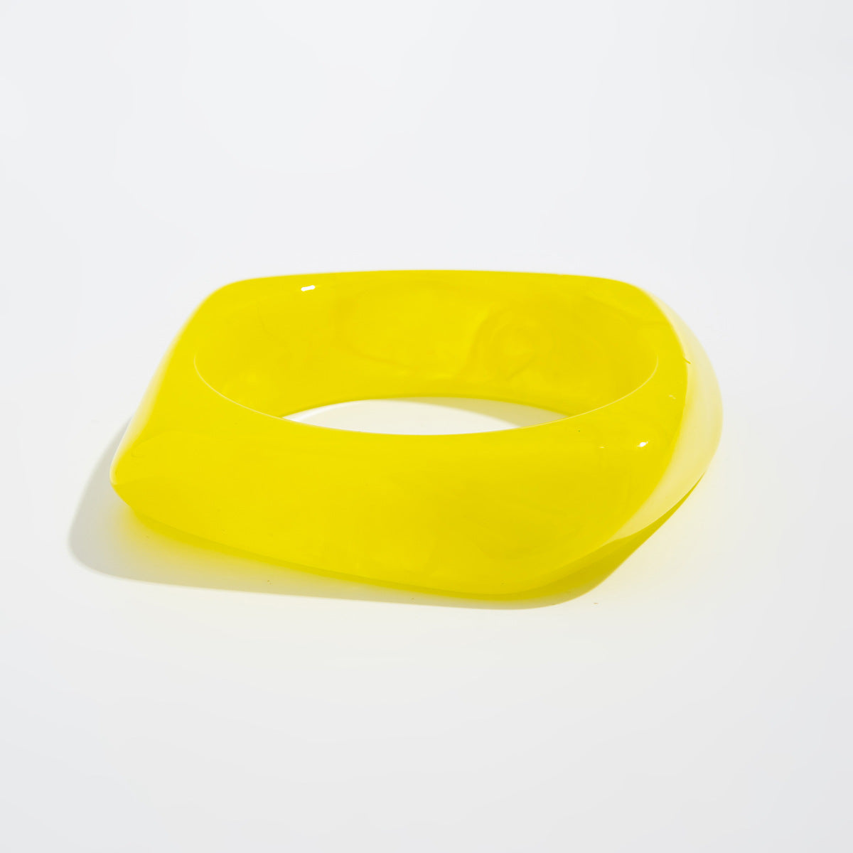 Geometric Acrylic Bangle Bracelet Trendy Ins Style For Women