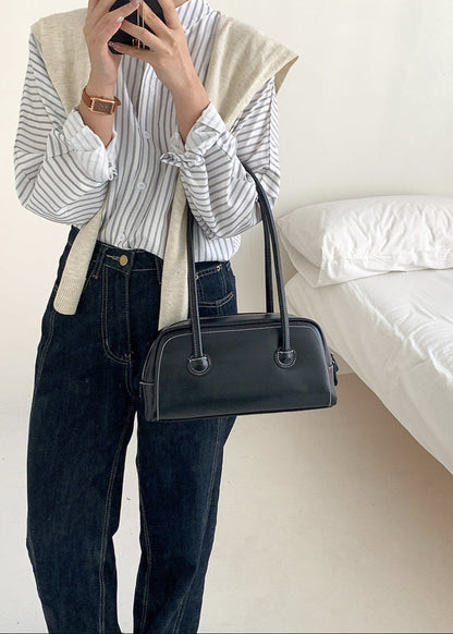 Mini Shoulder Bag Faux Leather Compact Style