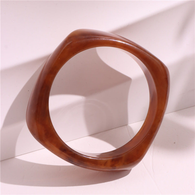 Colorful Irregular Single Acrylic Bracelets