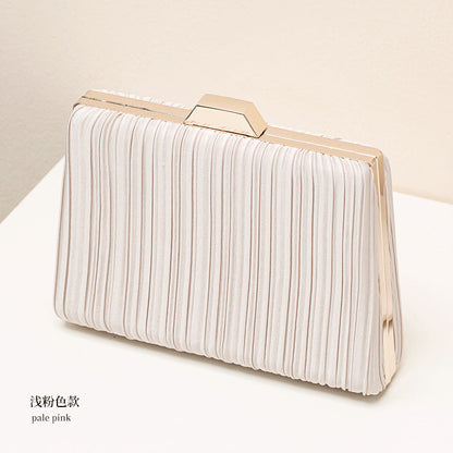 Elegant Women's Evening Crossbody Bag with Ruffled Pattern