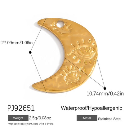 Luxury Heart-Shaped Stainless Steel DIY Jewelry Accessories Bracelet Necklace