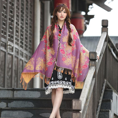 Nepal Ethnic Style Shawl Scarf